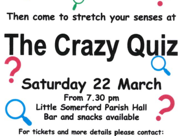 The Crazy Quiz - Little Somerford - In Aid Of Parish Hall Funds